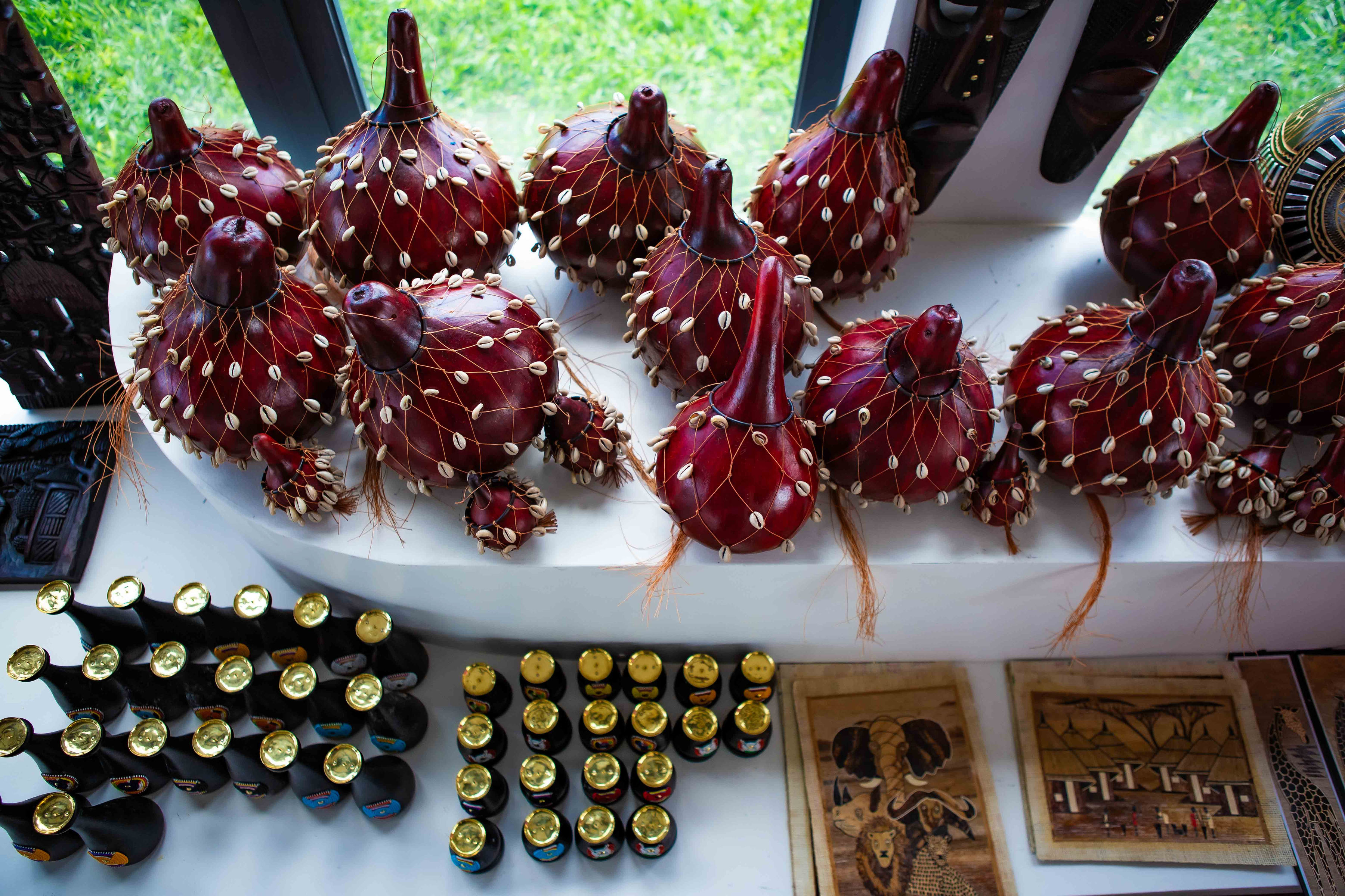 Decorated Gourd — Cowrie Shell 2