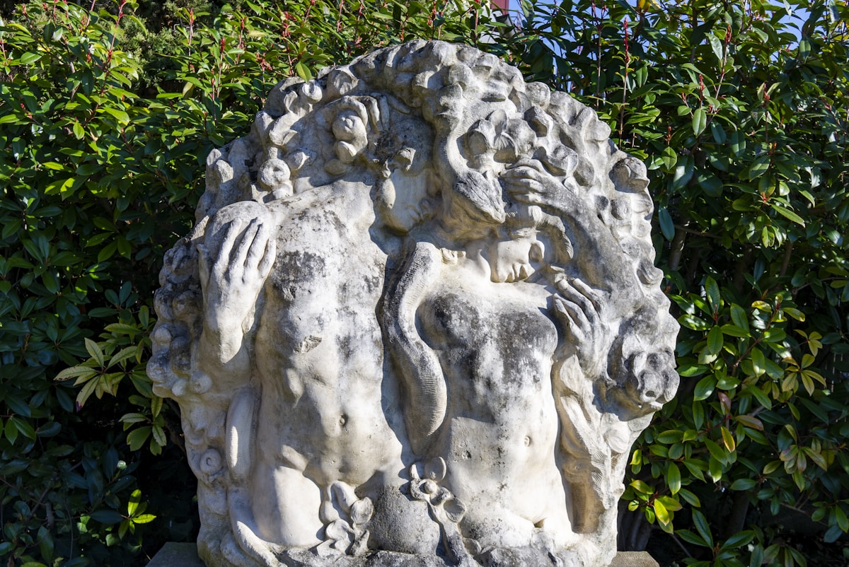 Abstract Embrace Stone Sculpture