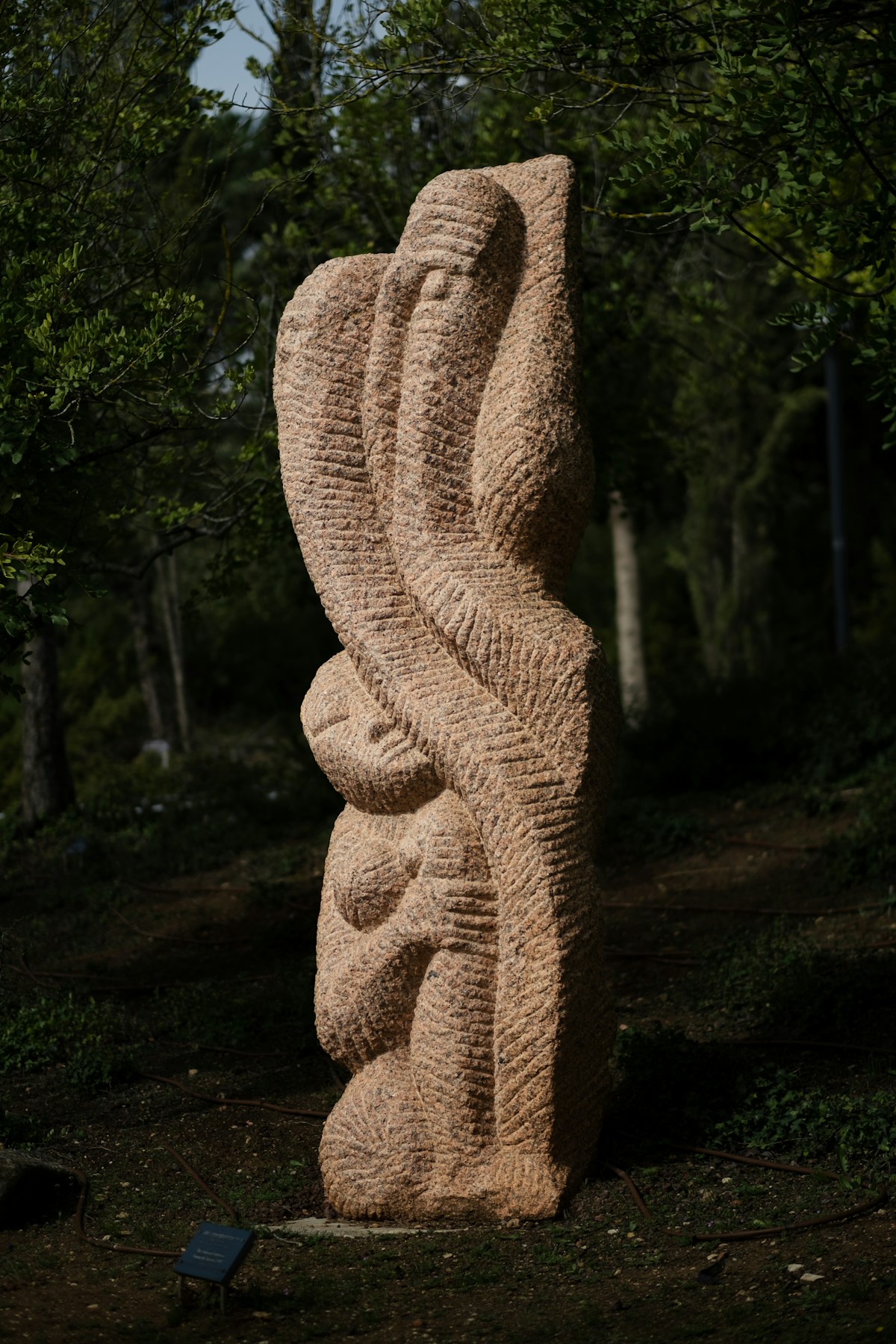 Abstract Embrace Stone Sculpture 2